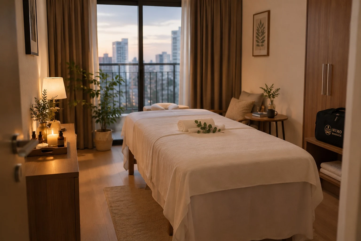 Không gian thư giãn trong hình ảnh của Mimo Massage
